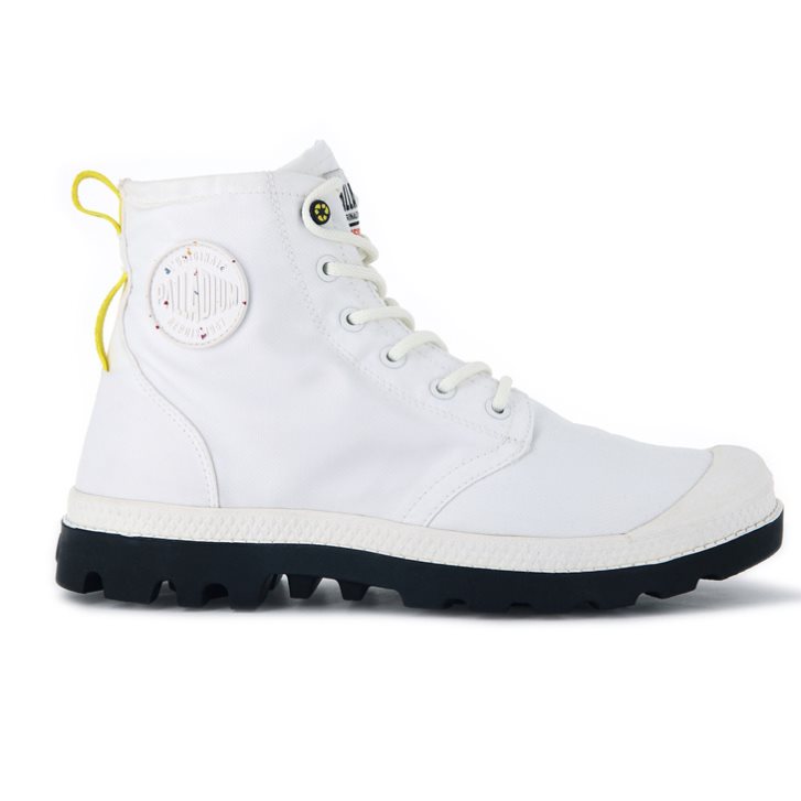 Bottes Palladium Pampa Recycle Imperméables+ 2 Femme Blanche | FR LKT518Y